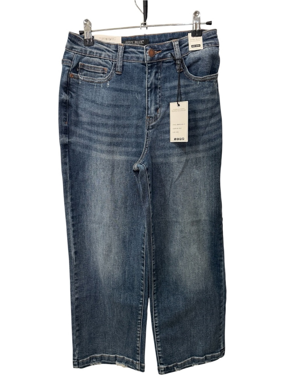 Judy Blue NWT High Rise wide Leg Jeans women’s size 3/26